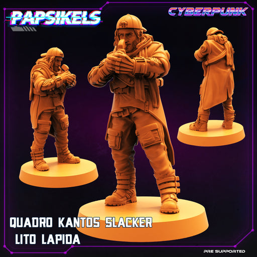 Quadro Kantos Slacker Lito Lapida | Cyberpunk | Sci-Fi Miniature | Papsikels TabletopXtra