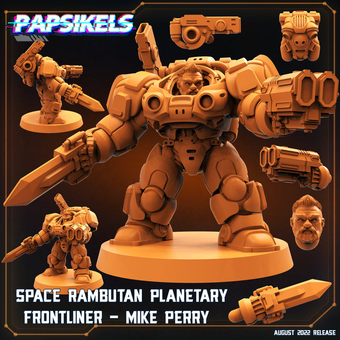 Rambutan Frontliner Mike Perry | Alien Wars | Sci-Fi Miniature | Papsikels TabletopXtra