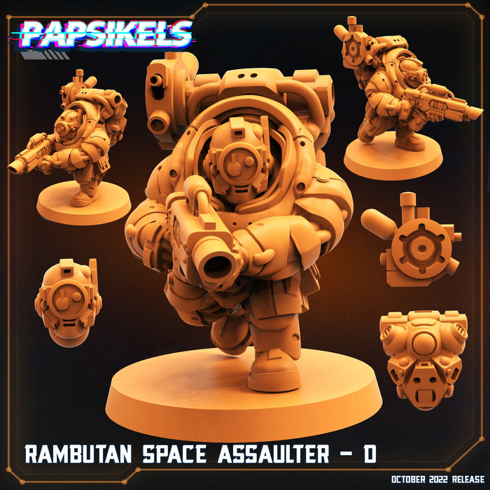 Rambutan Space Assaulter D | Rambutan Breakers | Sci-Fi Miniature | Papsikels TabletopXtra