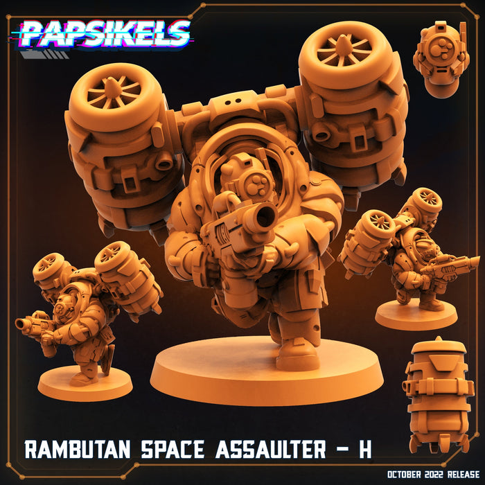 Rambutan Space Assaulter H | Rambutan Breakers | Sci-Fi Miniature | Papsikels TabletopXtra