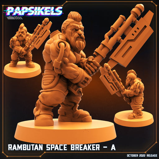 Rambutan Space Breaker A | Rambutan Breakers | Sci-Fi Miniature | Papsikels TabletopXtra