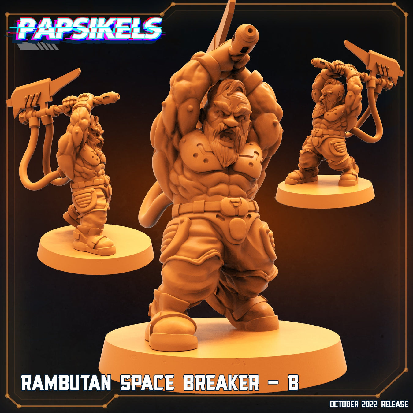 Rambutan Space Breaker B | Rambutan Breakers | Sci-Fi Miniature | Papsikels TabletopXtra