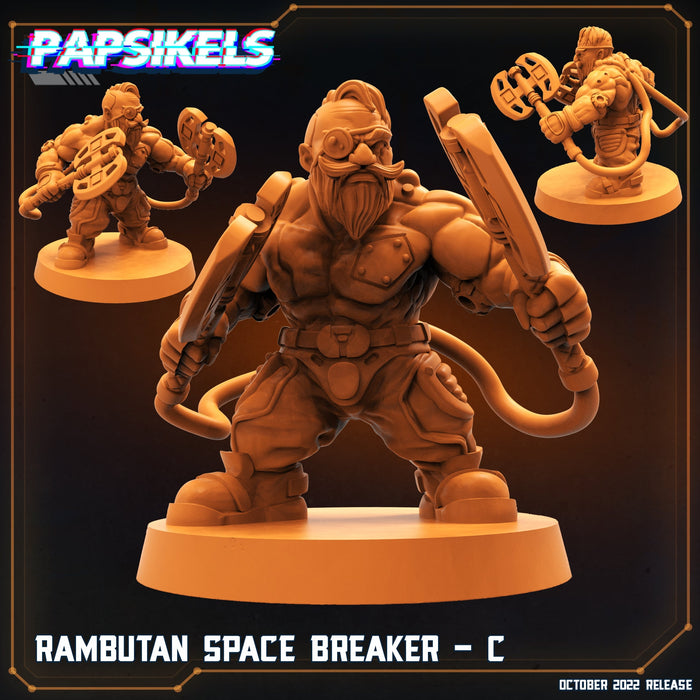 Rambutan Space Breaker C | Rambutan Breakers | Sci-Fi Miniature | Papsikels TabletopXtra