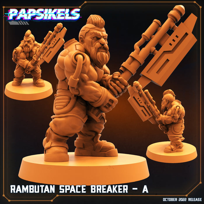 Rambutan Space Breaker Miniatures | Rambutan Breakers | Sci-Fi Miniature | Papsikels TabletopXtra