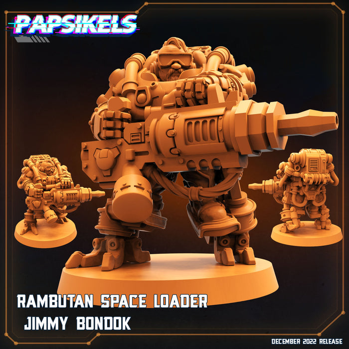 Rambutan Space Loader Jimmy Bondok | The Exterminator | Sci-Fi Miniature | Papsikels TabletopXtra
