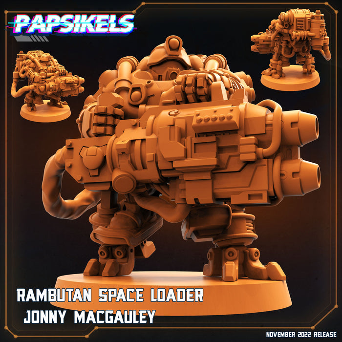 Rambutan Space Loader Jonny MacGauley | The Exterminator | Sci-Fi Miniature | Papsikels TabletopXtra