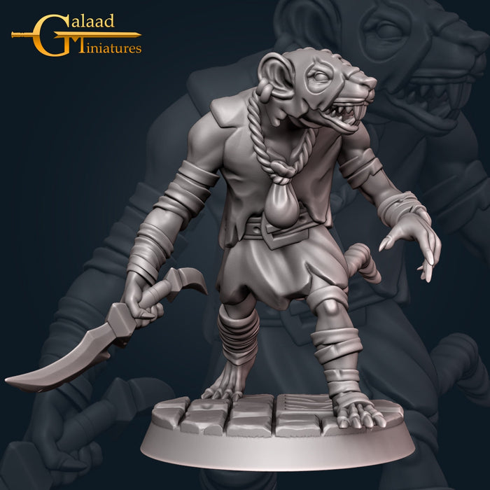 Ratfolk C | November Adventurers | Fantasy Miniature | Galaad Miniatures TabletopXtra