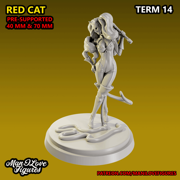 Red Cat C | Term 14 | Fantasy Miniature | Man I Love Figures TabletopXtra