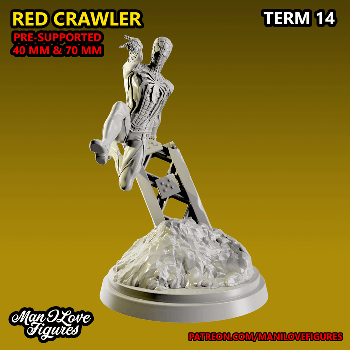 Red Crawler | Term 14 | Fantasy Miniature | Man I Love Figures TabletopXtra