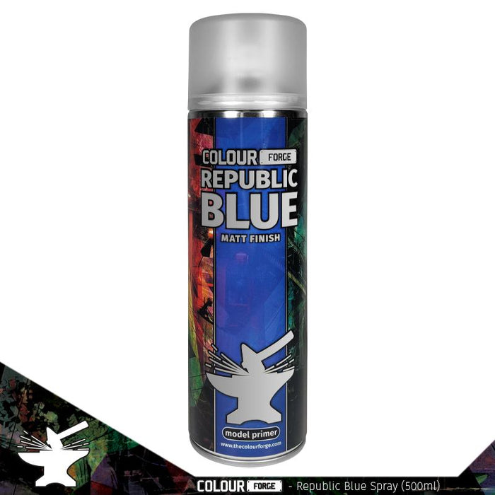 Republic Blue | Colour Forge | Matt Spray Primer TabletopXtra
