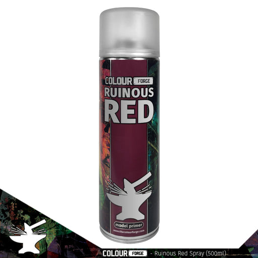 Ruinous Red | Colour Forge | Matt Spray Primer TabletopXtra