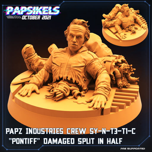 SY-N-T3-T1-C Pontiff Damaged | Aliens Vs Humans IV | Sci-Fi Miniature | Papsikels TabletopXtra