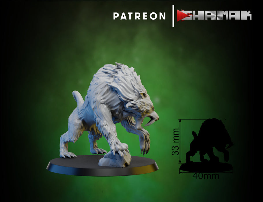 Sabre Wolf 3 | Ogres | Sci-Fi Miniature | Ghamak TabletopXtra
