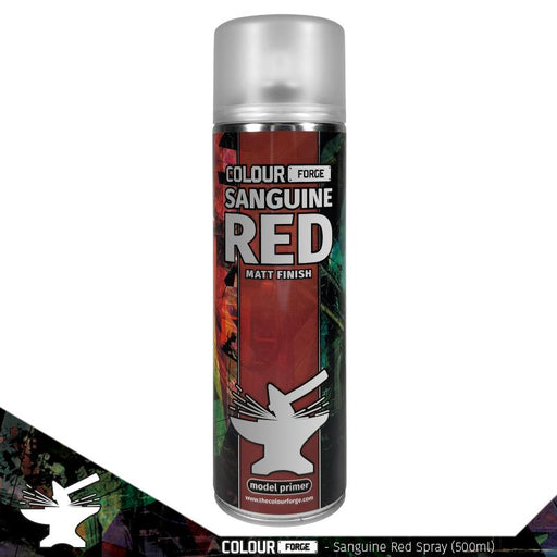 Sanguine Red | Colour Forge | Matt Spray Primer TabletopXtra