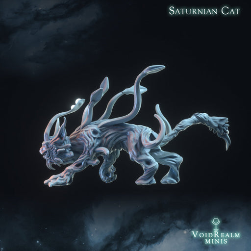 Saturnian Cat A | Return to the Dreamlands | VoidRealm Minis TabletopXtra