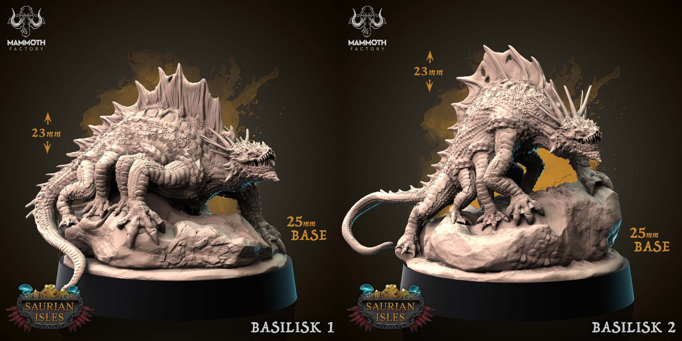 Saurian Isle Miniatures (Full Set) | Fantasy Miniature | Mammoth Factory TabletopXtra