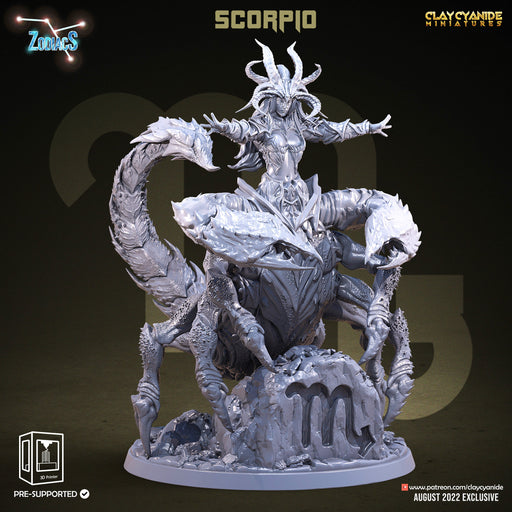 Scorpio | Zodiacs | Fantasy Miniature | Clay Cyanide TabletopXtra