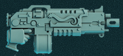 Space Warrior Assault Rifle | Scylla Legion | DakkaDakka | Sci-Fi Grimdark Custom Bitz Wargaming Miniatures 28mm 32mm