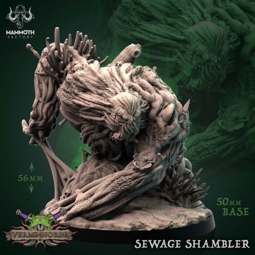 Sewage Shambler | Verminhorde | Fantasy Miniature | Mammoth Factory TabletopXtra