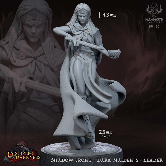 Shadow Crone | Disciples of Darkness | Fantasy Miniature | Mammoth Factory
