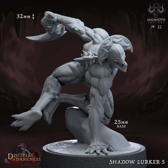 Shadow Lurker E | Disciples of Darkness | Fantasy Miniature | Mammoth Factory