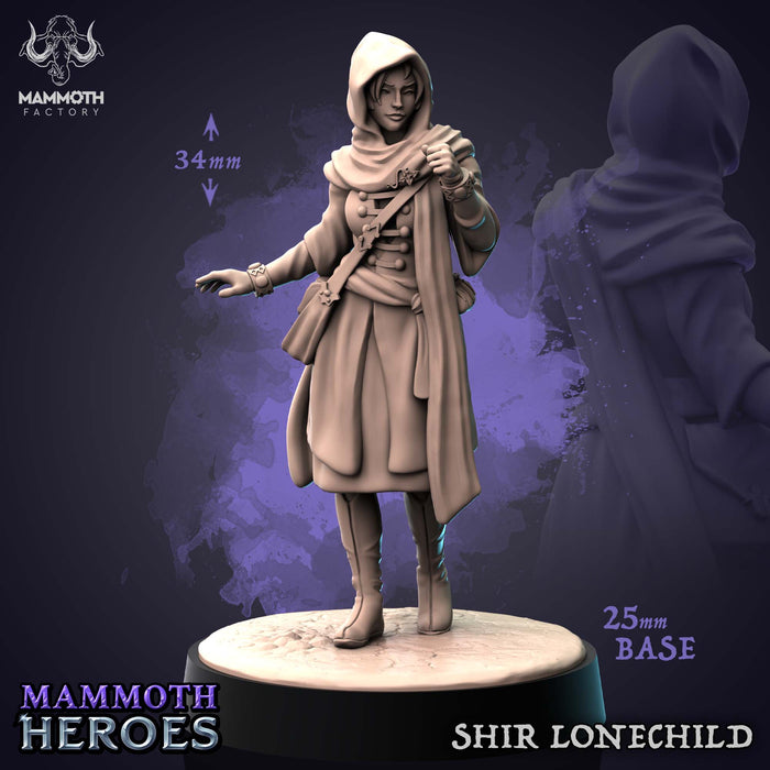 Shir Lonechild | Astral Voyage | Fantasy Miniature | Mammoth Factory TabletopXtra