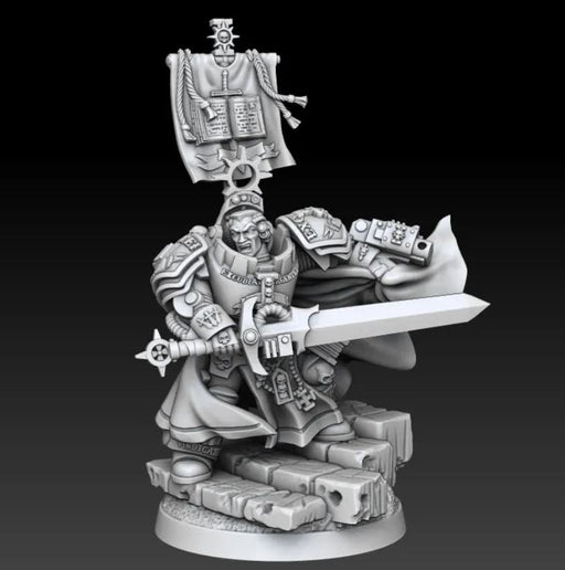 Silver Warden Sternest Brother | Silver Wardens | Sci-Fi Miniature | DMG Minis TabletopXtra