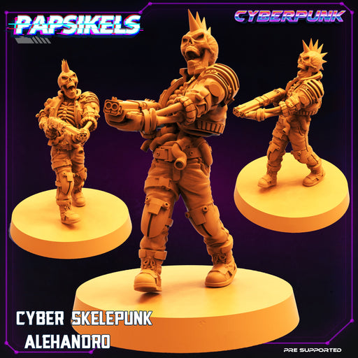 Skelepunk Alehandro | Skelepunk Takeover | Sci-Fi Miniature | Papsikels TabletopXtra