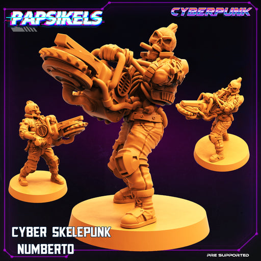 Skelepunk Numberto | Skelepunk Takeover | Sci-Fi Miniature | Papsikels TabletopXtra