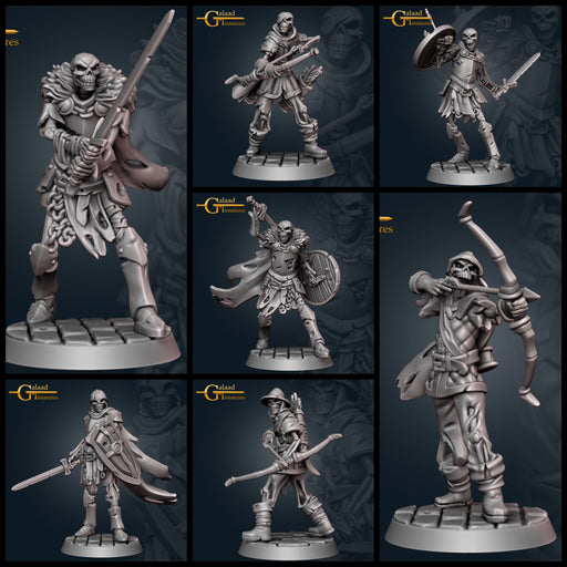 Skeleton Miniatures | April 22 Adventurers | Fantasy Miniature | Galaad Miniatures TabletopXtra