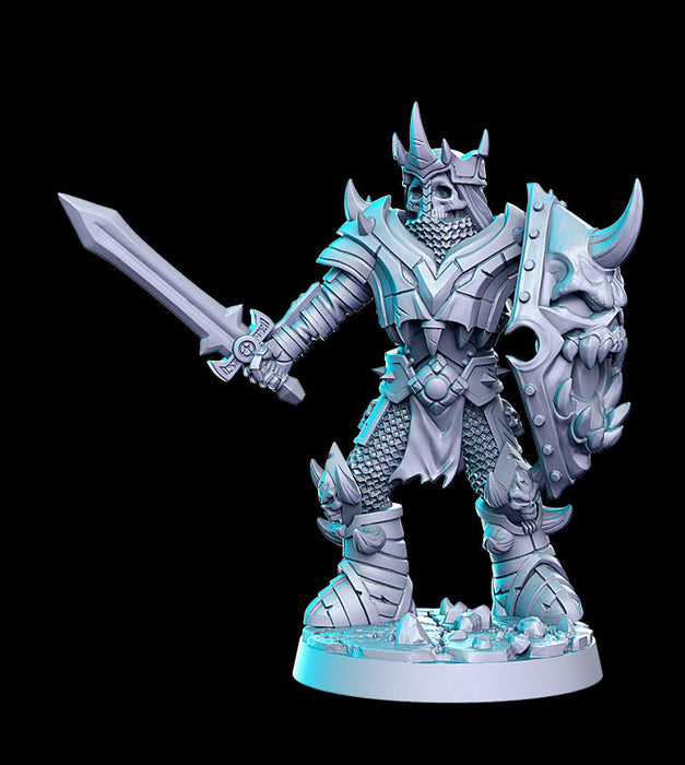 Skeleton Warrior in Heavy Armour | Necrowarriors | Fantasy Miniature | RN Estudio TabletopXtra