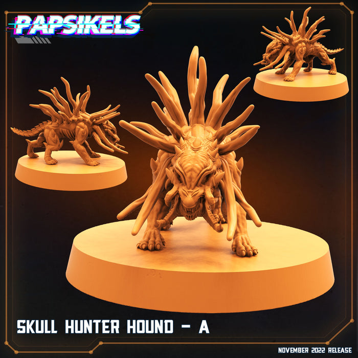Skull Hunter Hound A | Aliens Vs Skull Hunters II | Sci-Fi Miniature | Papsikels TabletopXtra