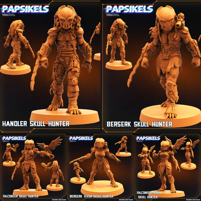 Skull Hunter Miniatures | Aliens Vs Skull Hunters II | Sci-Fi Miniature | Papsikels TabletopXtra