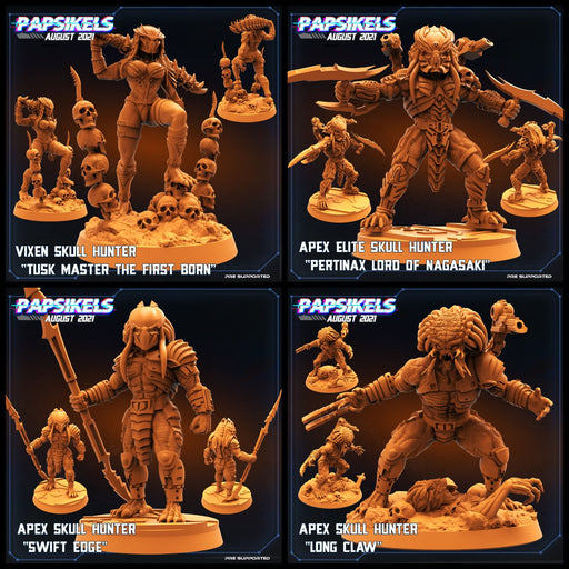 Skull Hunter Miniatures | Skull Hunters Vs Exterminators | Sci-Fi Miniature | Papsikels TabletopXtra