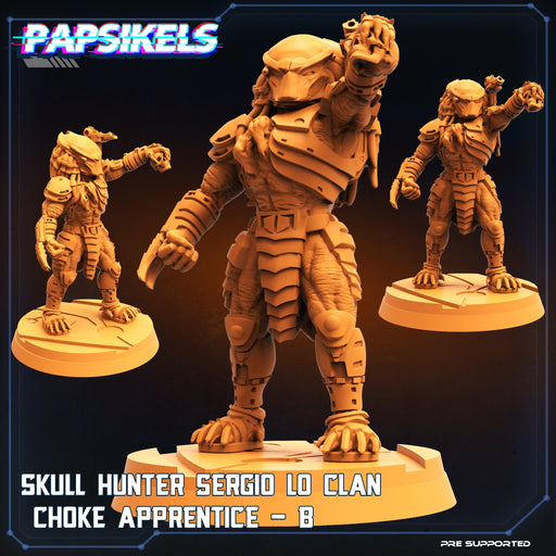 Skull Hunter Sergio Lo Clan Choke Apprentice B | Community Remix | Sci-Fi Miniature | Papsikels TabletopXtra