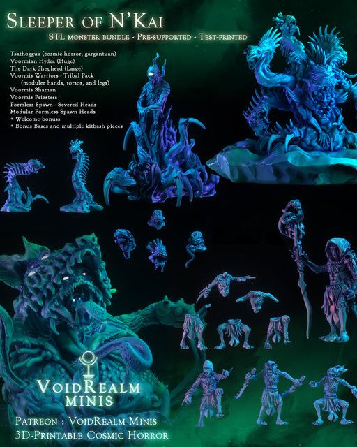 Sleepers of N'Kai Miniatures (Full Set) | VoidRealm Minis TabletopXtra