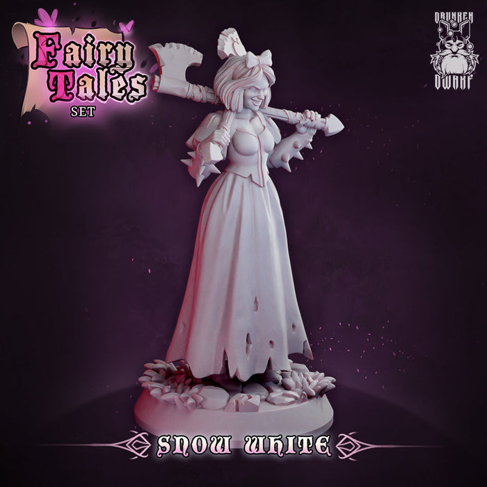 Snow White | Fairy Tales | Fantasy Miniature | Drunken Dwarf TabletopXtra