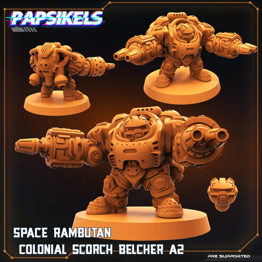 Space Rambutan Scorch Belcher B | Omegas Space Rambutan Expedition | Sci-Fi Miniature | Papsikels TabletopXtra