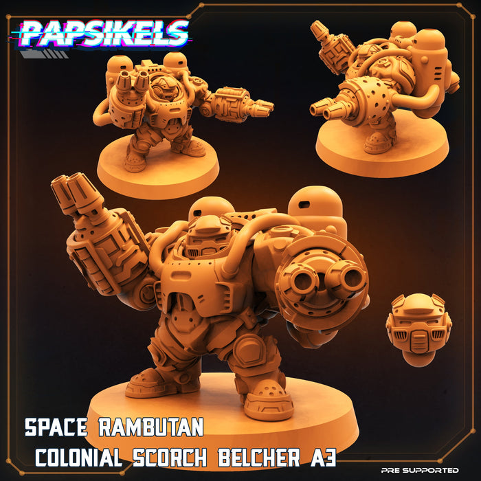 Space Rambutan Scorch Belcher C | Omegas Space Rambutan Expedition | Sci-Fi Miniature | Papsikels TabletopXtra