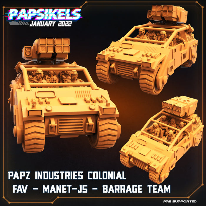 Spaceborne Infantry Manet J5 Fast Attack Team | Dropship Troopers II | Sci-Fi Miniature | Papsikels TabletopXtra