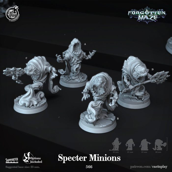 Spector Minion Miniatures | Forgotten Maze | Fantasy Miniature | Cast n Play TabletopXtra