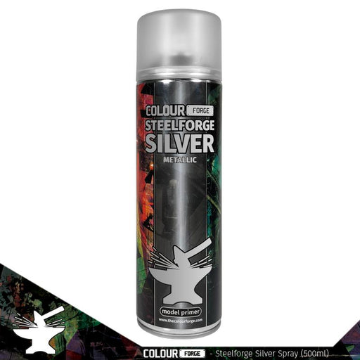 Steelforge Silver | Colour Forge | Matt Spray Primer TabletopXtra