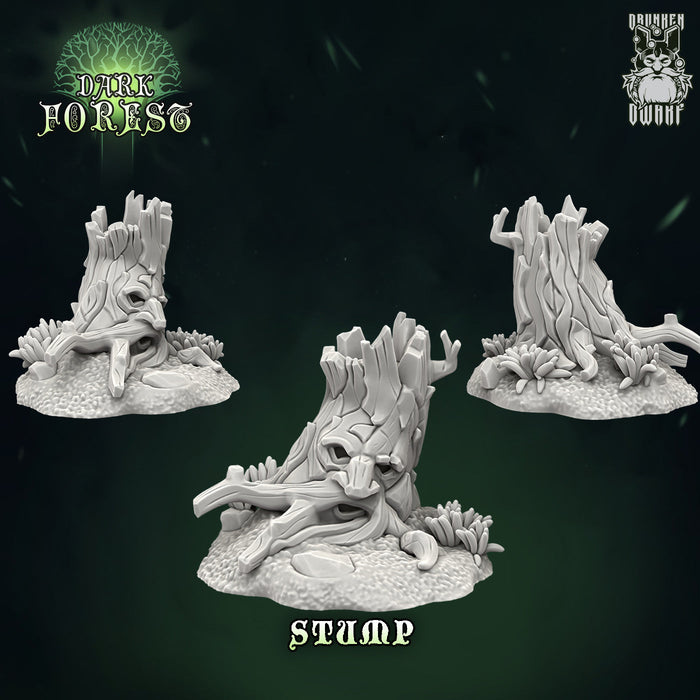 Stump | Dark Forest Part 2 | Fantasy Miniature | Drunken Dwarf TabletopXtra