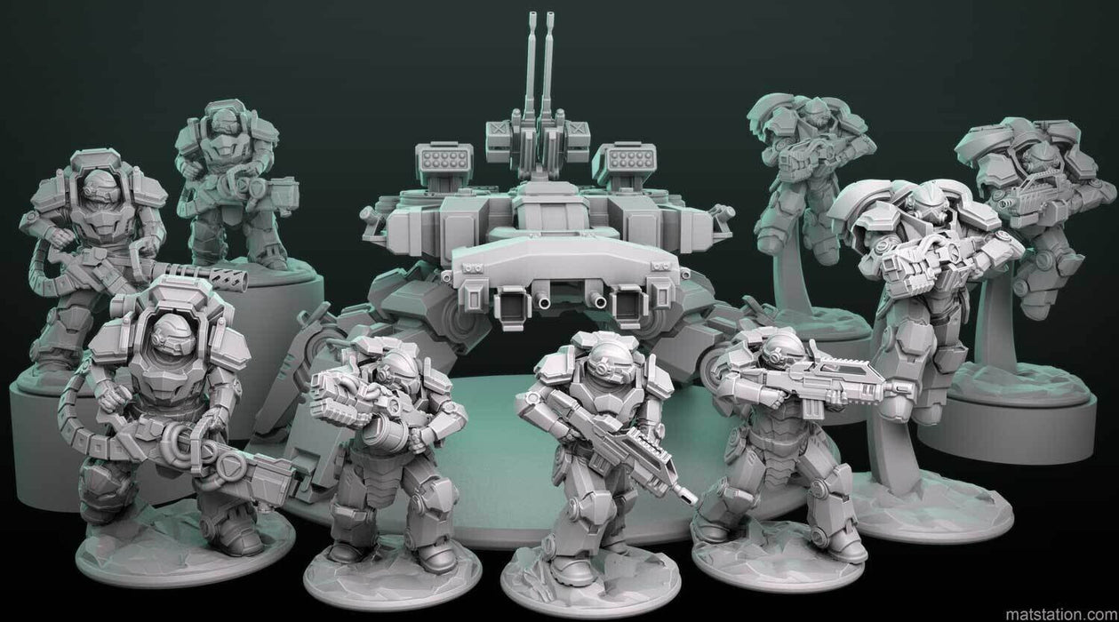 Suppression Squad Miniatures | Storm Guard | Matstation TabletopXtra