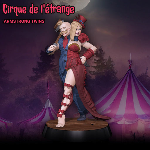 The Armstrong Twins | Cirque De Letrange | Fantasy Miniature | Gaz Minis TabletopXtra
