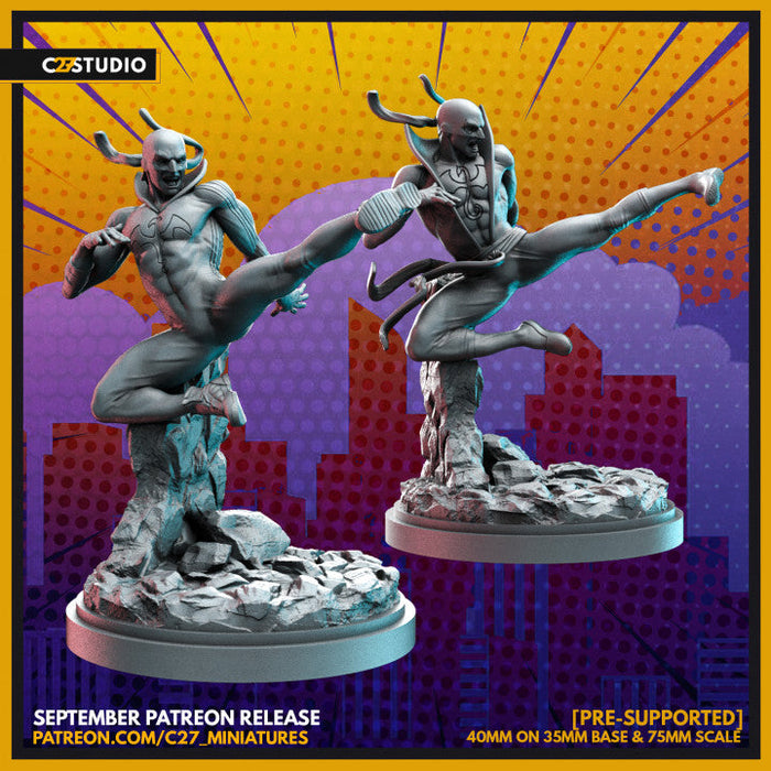 The Boy with the Dragon Tattoo (Jumpsuit) | Heroes | Sci-Fi Miniature | C27 Studio TabletopXtra