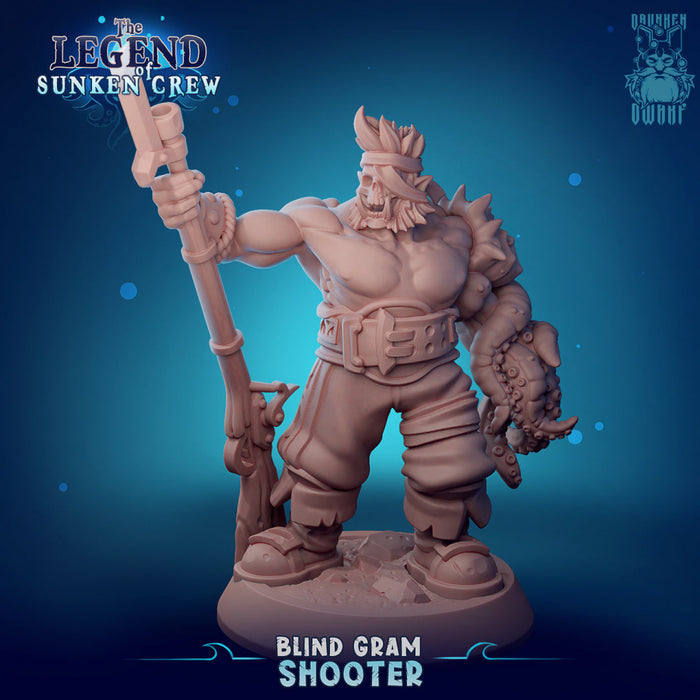 The Legend of the Sunken Crew Miniatures (Full Set) | Fantasy Miniature | Drunken Dwarf TabletopXtra