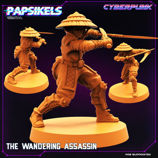 The Wandering Assassin | Cyberpunk | Sci-Fi Miniature | Papsikels TabletopXtra