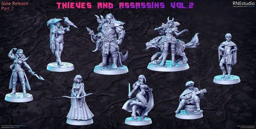 Thieves & Assassins Vol 2 Miniatures (Full Set) | Fantasy Miniature | RN Estudio TabletopXtra