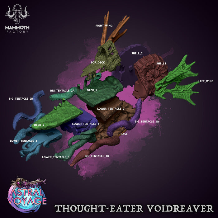 Thought-Eater Voidreaver | Astral Voyage | Fantasy Miniature | Mammoth Factory TabletopXtra